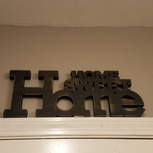 Home Sweet Home wooden sign